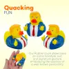Donald Trump Rubber Ducks Bulk - 6 Pack Small 2.3 Inch,Trump Rubber Duckies Great for Jeep Ducking,Trump 2024 Gift,Bath Tub Toys 6