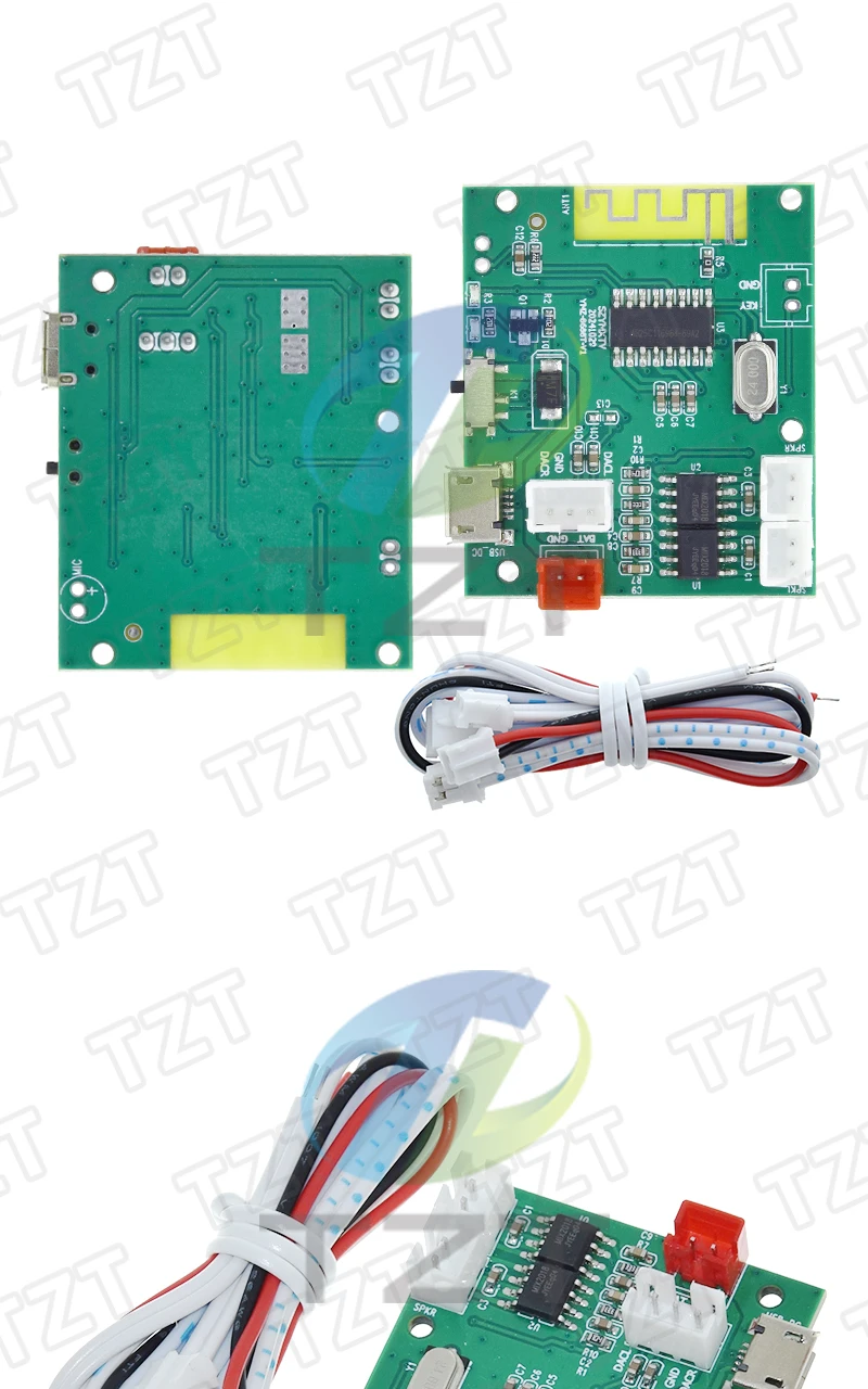 TWS Bluetooth 5.3 Power Verstärker Bord 5W + 5W 3,7V 5V Miciro USB Echte Wireless Stereo Modul für Auto Hause Lautsprecher Subwoofer DIY – Detail 4