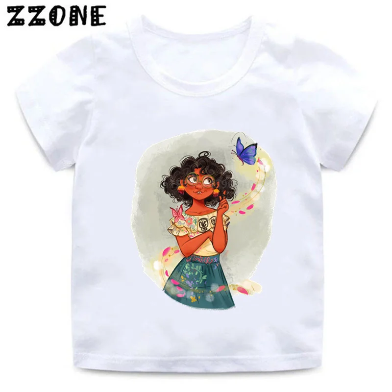 New Encanto Mirabel Graphic Cute Girls Clothes Disney Kawaii Kids Funny T-Shirts Baby Boys T shirt Summer Children Tops,ooo5492 children's t shirt with animals	 Tops & Tees