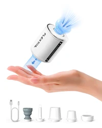 Portable Electric Air Pump (White with Light)