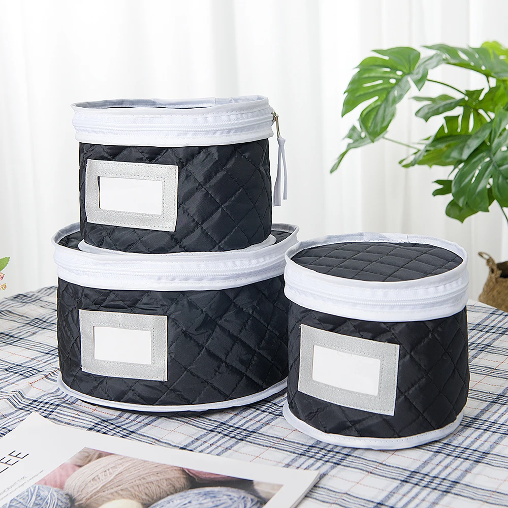 Tableware Storage Box Dinner Plate Bowl Dish Storage Bag Kitchen Tableware Finishing Kitchen Stuff Accessories Home