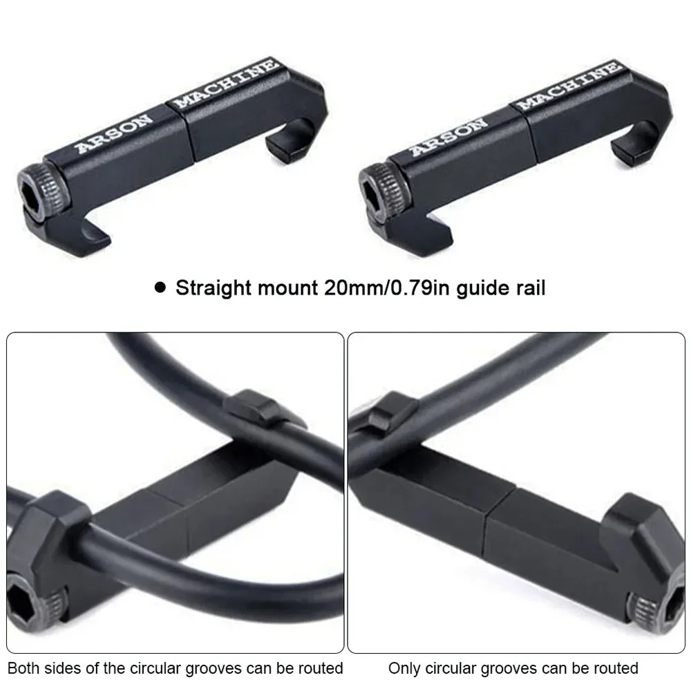 Wire Guide 3Pcs/Set Tactical Cable Clamp Organizer