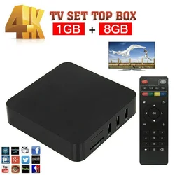 4K HD Smart Set Top TV Box Android 9.0 Quad-Core Media Player+Remote