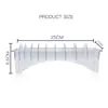 Transparent Clipper Guard Holder Durable Rectangular Barber Shop Hair Clipper Storage Box Universal Clipper Comb Case 6