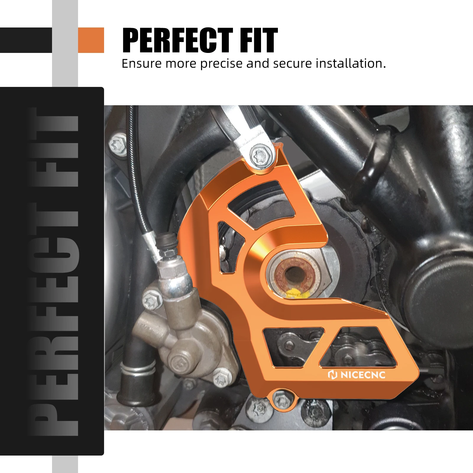 Für KTM 1290 Super Adventure R/S 2017–2020 Kettenschutzgehäuse Schoner Kettenradabdeckung 1290 Super Duke GT Duke R 1090 1190 Adventure R – Detail 14