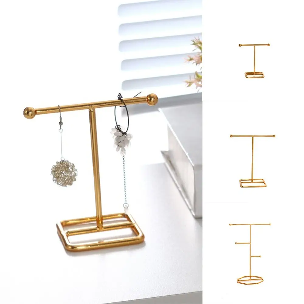 

Модные аксессуары, подставка для демонстрации ювелирных изделий, Т-образный сплав, вешалка для сережек, стойка для хранения сережек для девочек