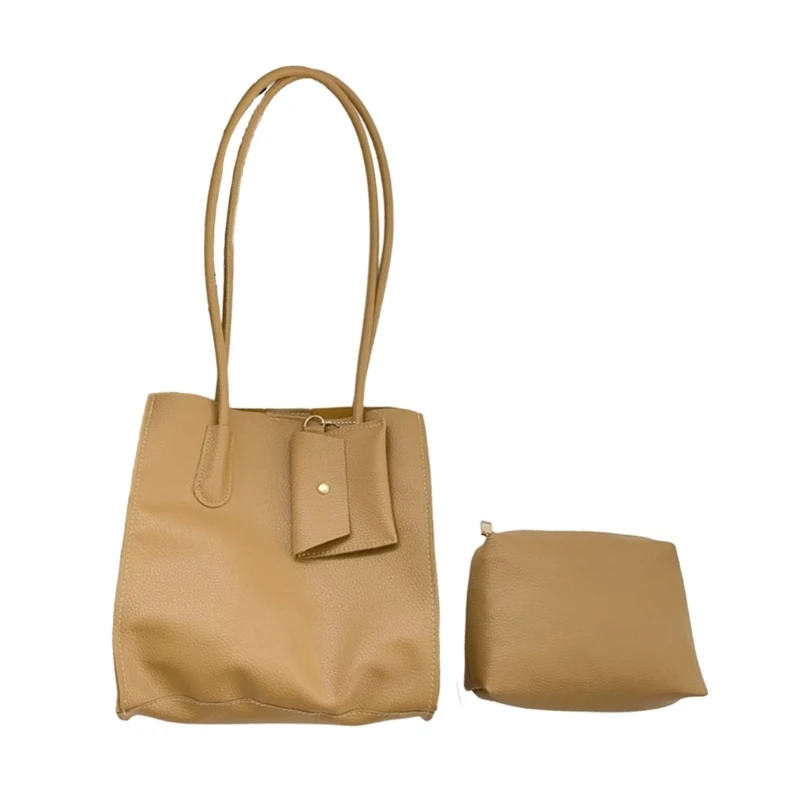 

2023 сумка подмышки универсальная большая сумка однотонная сумка на плечо для женщин и девочек модная сумка подмышки с небольшим