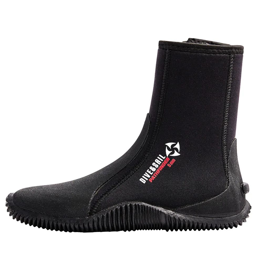 5mm Neoprene Wetsuit Boots with Side Zipper for Men Women Snorkeling Scuba Diving Summer Water Sports Accessories Diving Shoes Water Shoes Aqua Shoes