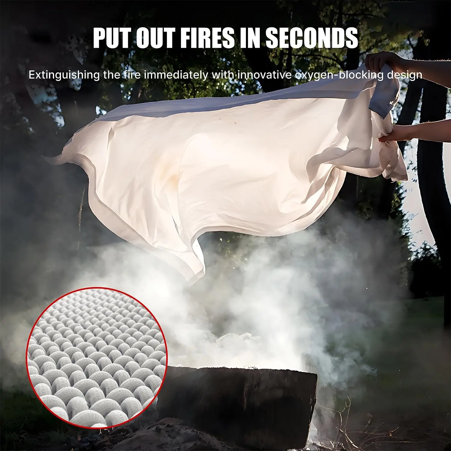 Fireproof blanket fire retardant emergency rescue shelter escape blanket emergency fire extinguisher