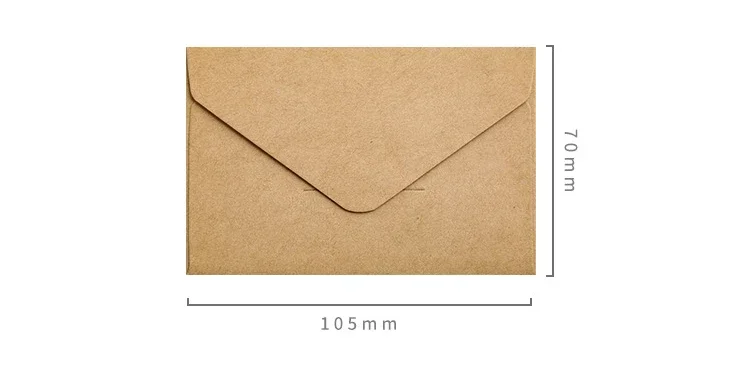 Description Picture 4 of itemClassical White Black Kraft Blank Mini Paper Window Envelopes Wedding Invitation Envelope Gift Envelope Gift Bag