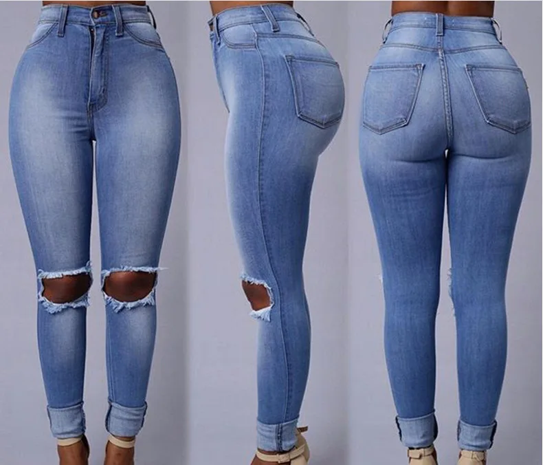 FashionWomensKneeHoleDenimSmallFeetPencilPantsS2XL.jpg