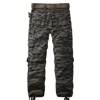 Men Combat Pants With Knee Pads Tactical Cargo Sport Trousers Camouflage Multicam Trekking Hunting Clothes（Not belt） 2