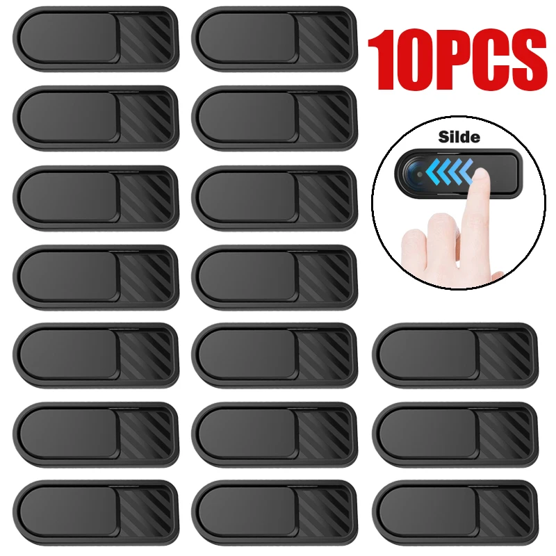 1/10PCS Camera Privacy Covers for IPhone Samsung Phones IPad Tablet Macbook Laptop PC Universal Len Peek-proof Slider Sticker
