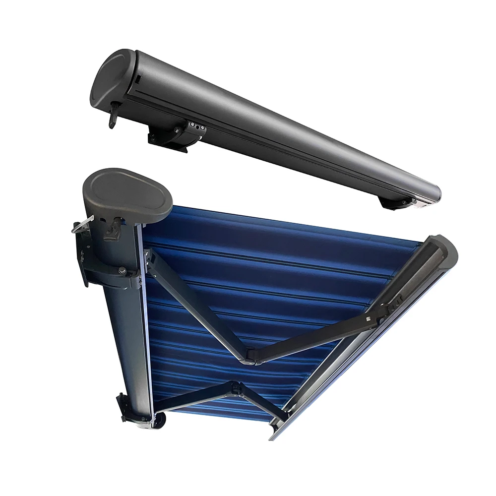 

Outdoor Awning Waterproof Fabric Shop Front Assembly Arms Smart Motorized Awning Shade Sunshade Awning Retractable Outdoor