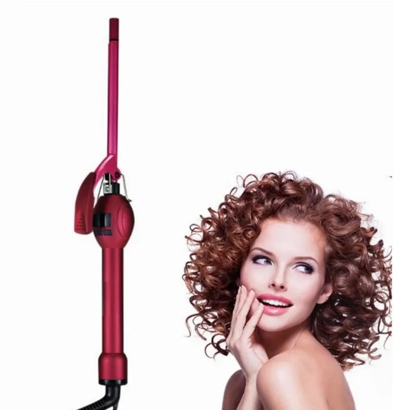 

Professional 9mm Curling Iron Hair Waver Pear Flower Cone Ceramic Curler Wand Roller Beauty Salon Hair Curlers Hair Styler Tools