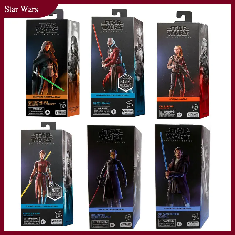 

Star Wars The Black Series Darth Malak/Obi-Wan Kenobi/Tala/Inquisitor Etc 6-Inch Action Figure Collectible Model Toys
