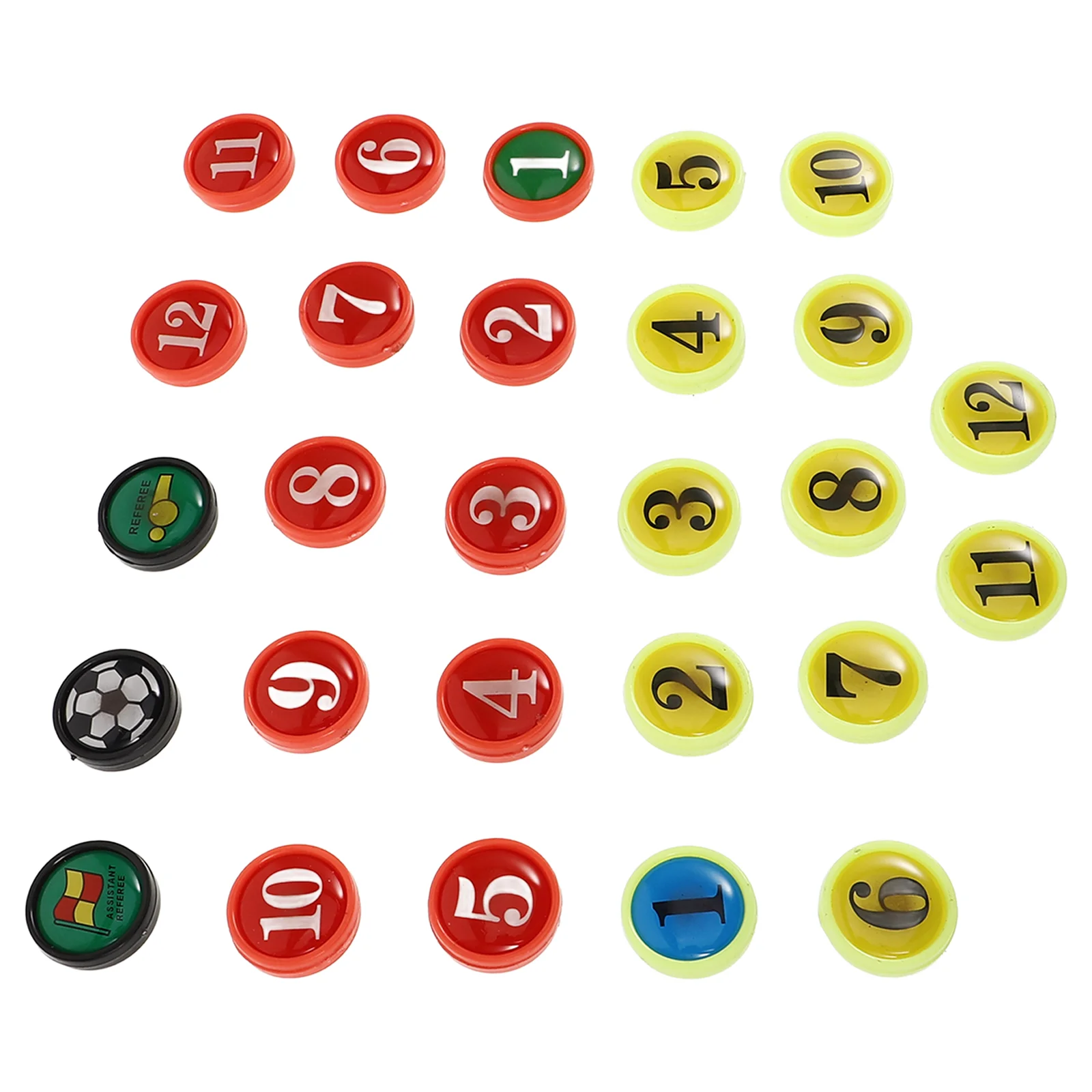 Coaching Board Magnets Small Convenient Sports Numbered Pitch Plastic Replacement