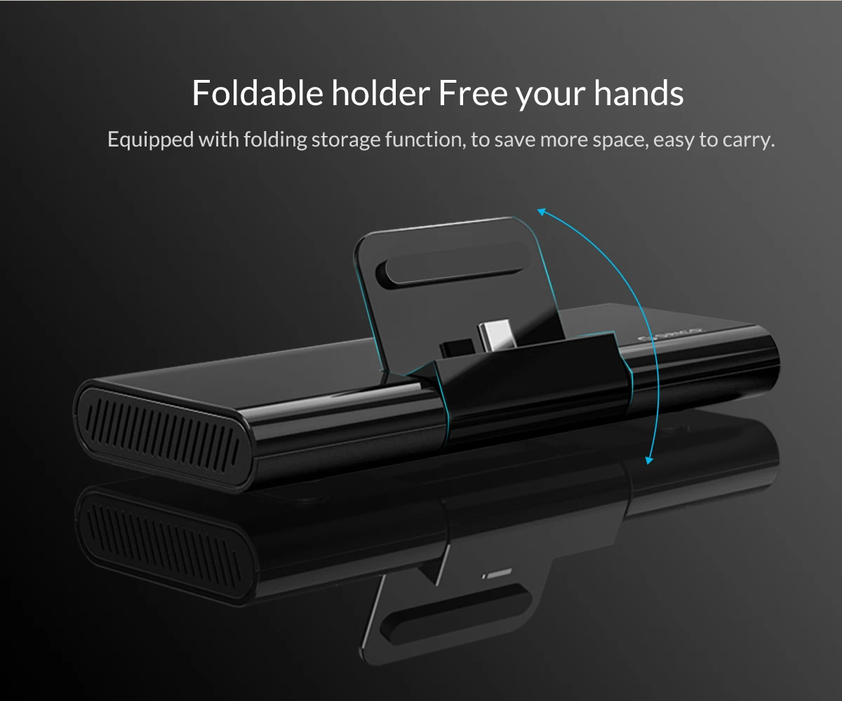 USB Hub Adapter Type C Docking Station USB Port Adaptor USB Hub Converter Cable Converter Docking Station Type C OTG Adapter ORICO USB C HUB Dex Station 5-in-1 HDMI-Compatible with PD60W USB3.0 5Gbps RJ45 Port Meeting for Samsung S20 Note 20 Huawei P40