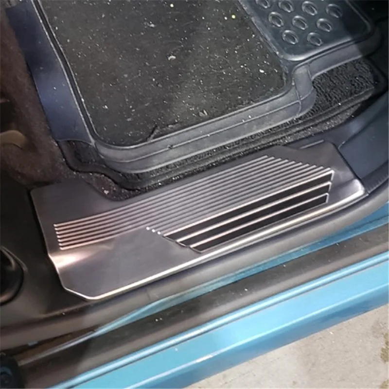 

WELKINRY For Suzuki Solio MA27S MA37S 4th Gen 2021-2023 Delica D:2 Car Doorsill Threshold Welcoming Foot Pedal Scuff Plate Trim