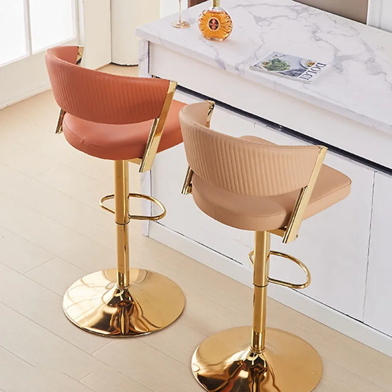 

Office Iron Bar Chairs Lifting and Lowering Tables Backrests Bar Stools Desk Cash Register Chairs Design Cadeiras Furniture AA