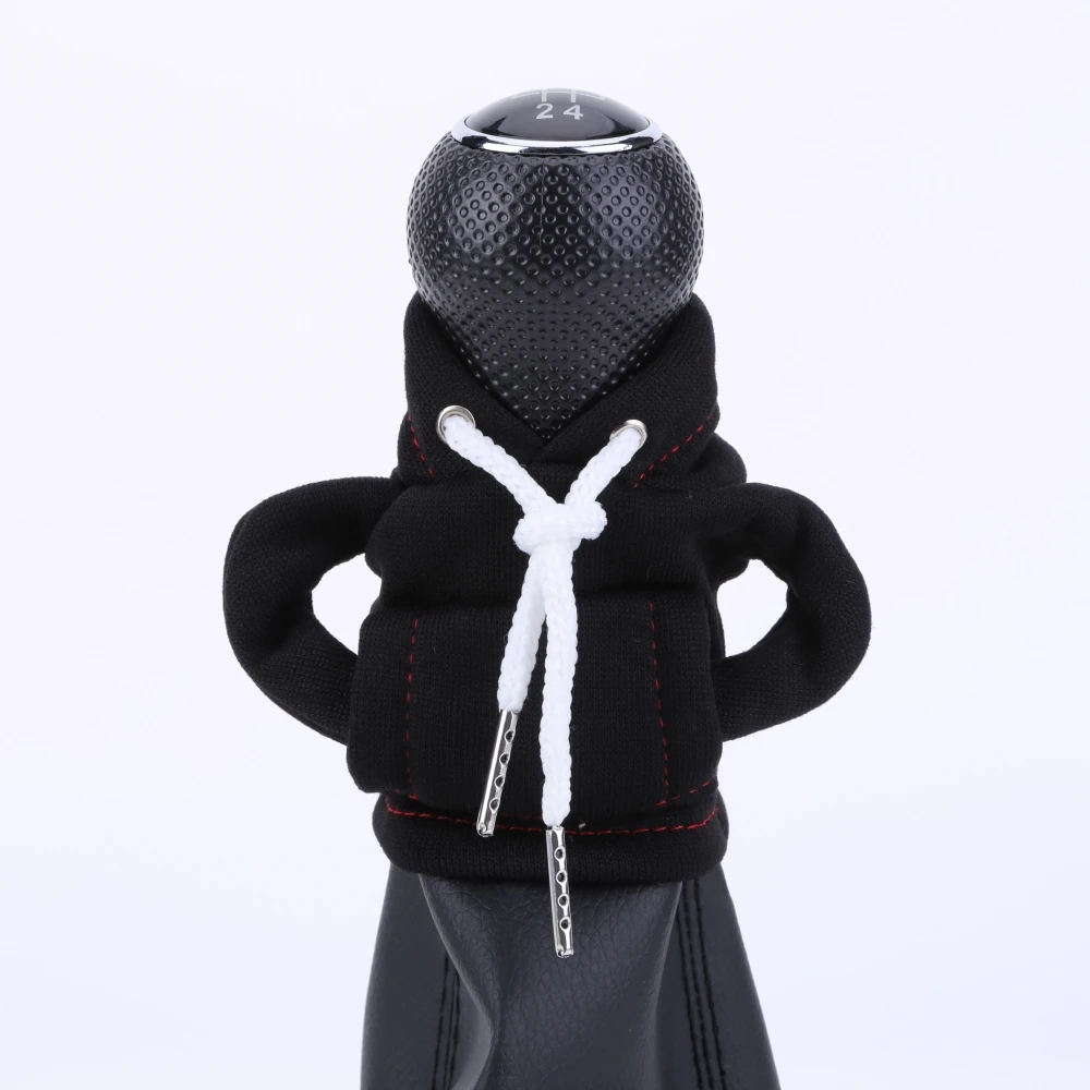 Hoodie Car Gear Shift Cover Fashion Gearshift Hoodie Car Gear