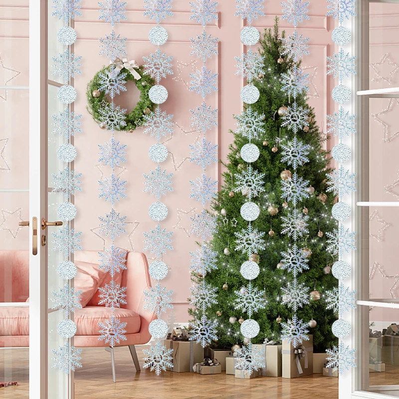 

1pc Snowflake Mirror Laser Shiny Sequin String Background Panel Square Backdrop Bling Wall Decor Birthday Wedding Party Decorate