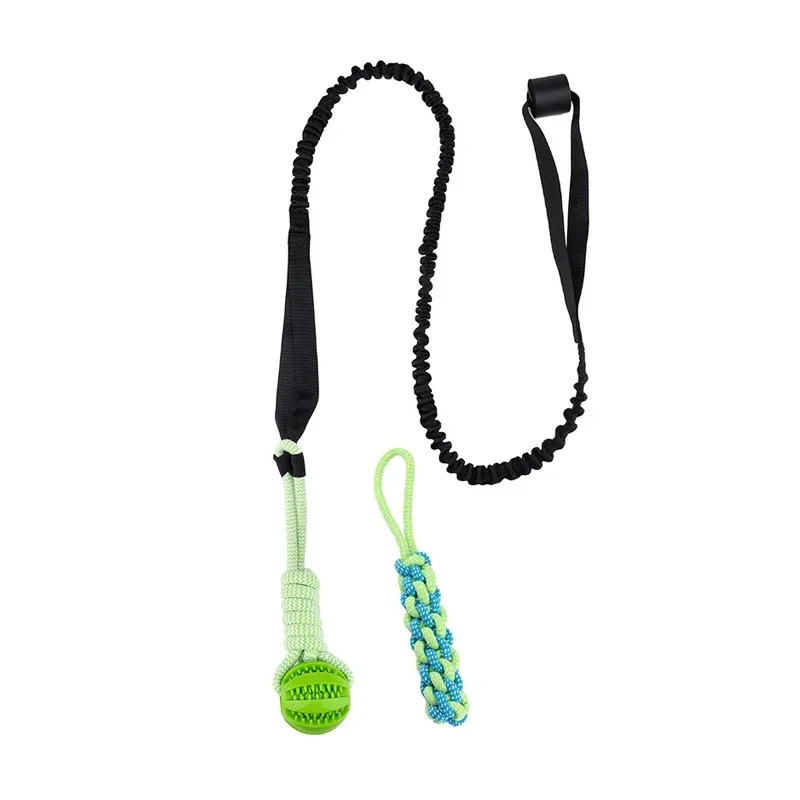 thumbnail image 1 of Pelota de juguete para perros con cuerda, pelotas interactivas con fugas para perros pequeños y grandes, juguetes para masticar resistentes a las mordeduras, accesorios para adiestramiento de cachorro, 1 of 5