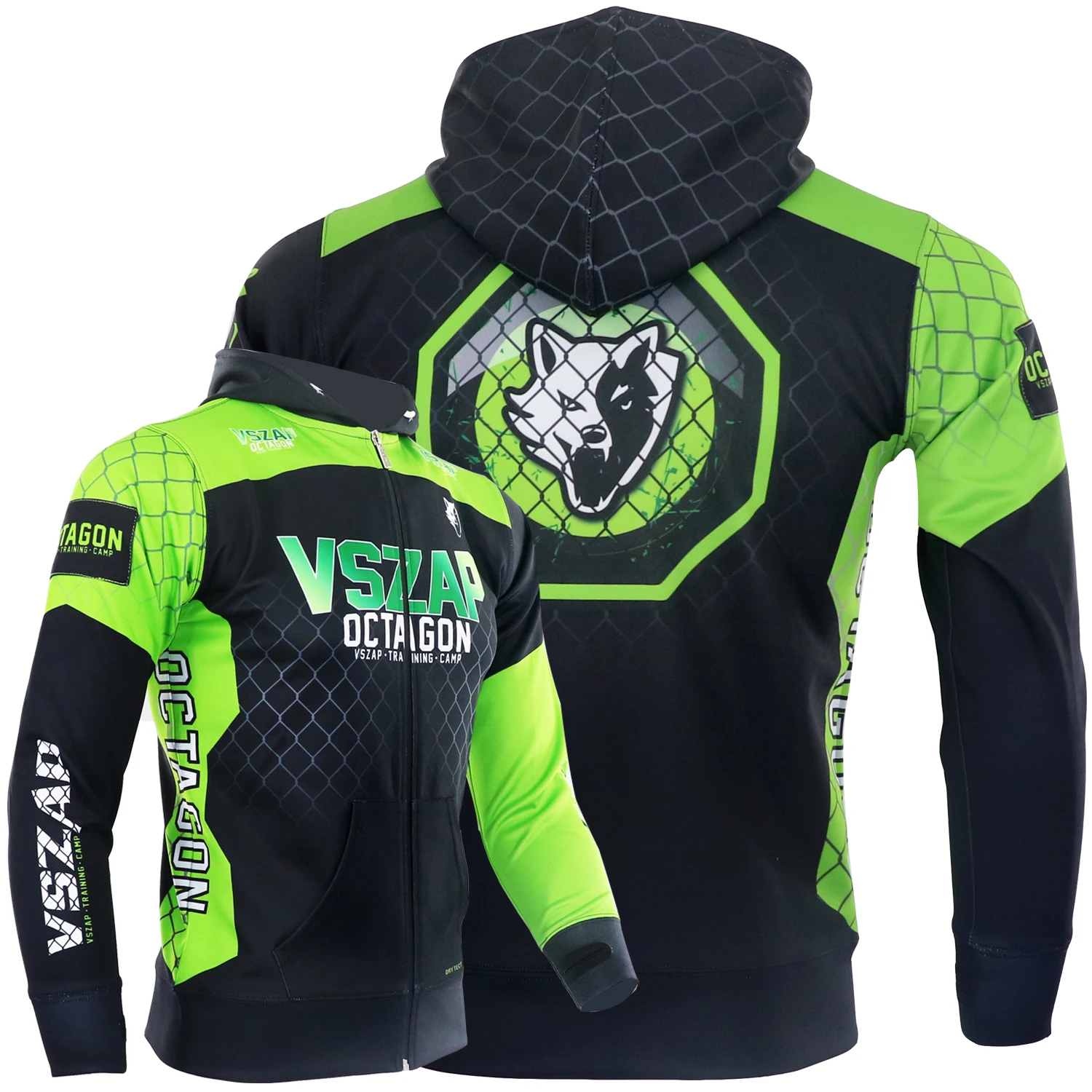 

VSZAP Fight MMA Sports Hoodie Fighting coat Men sports Fitness speed dry training Tai boxing