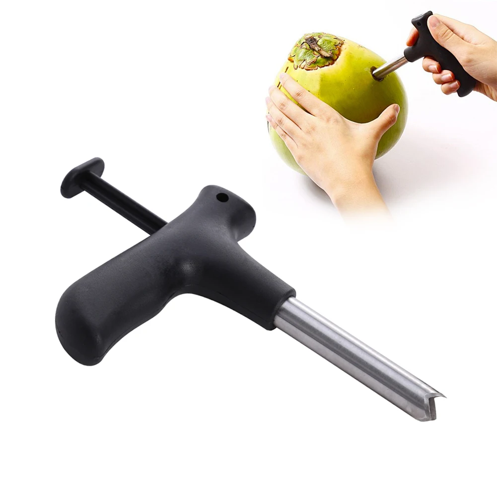 Stainless Steel Coconut Opener Durable Coconut Puncher Food Grade Multi-function Creative Portable Practical Kitchen Accessories