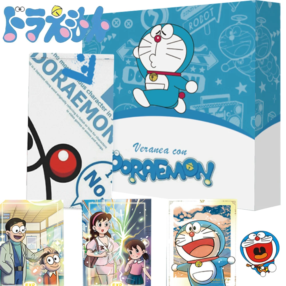 Doraemon Collection Cards Comedy Science Fiction Anime Nobita Nobi Shizuka Minamoto Parallel Spacetime Cards Children Gifts Toys