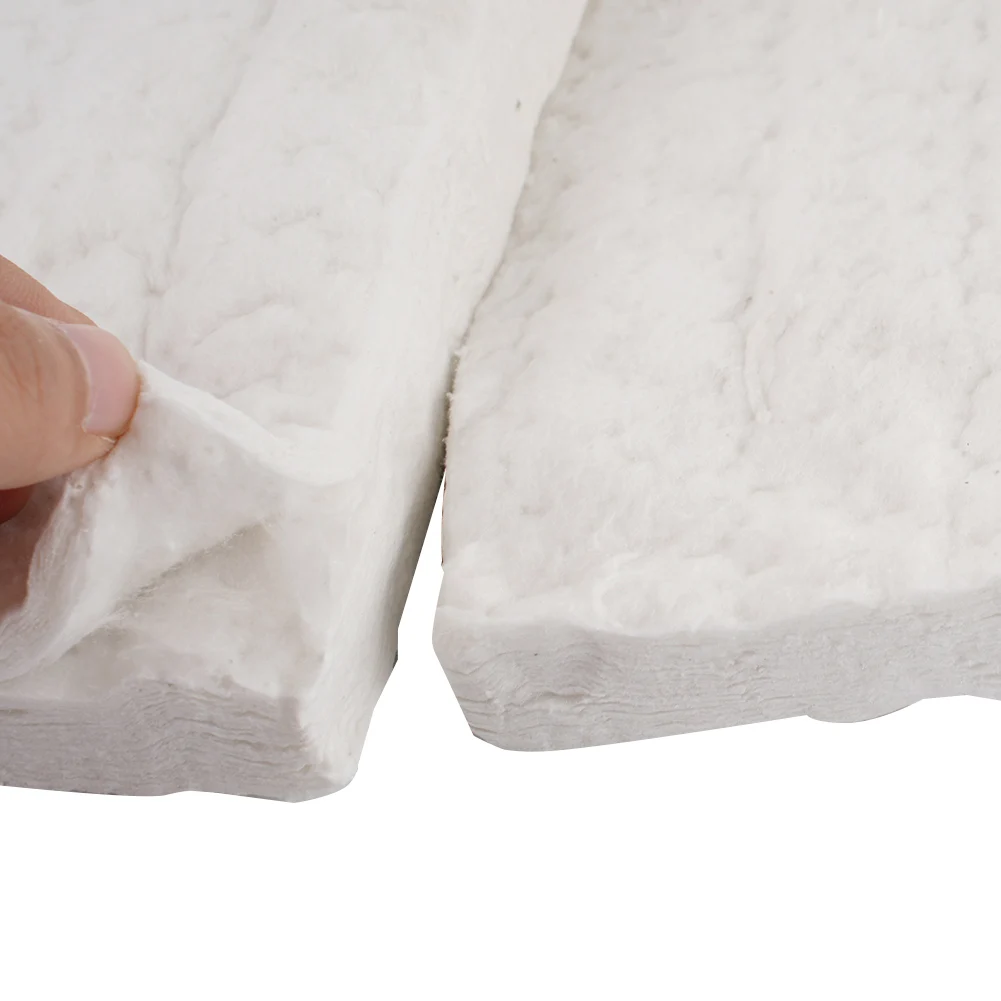 

Fiber Blanket Ceramic Sponge 1206 ℃ White Wool Sponge 30*10*1.5cm/2.5cm Ceramic Fiber Blanket Environmentally Firplace New