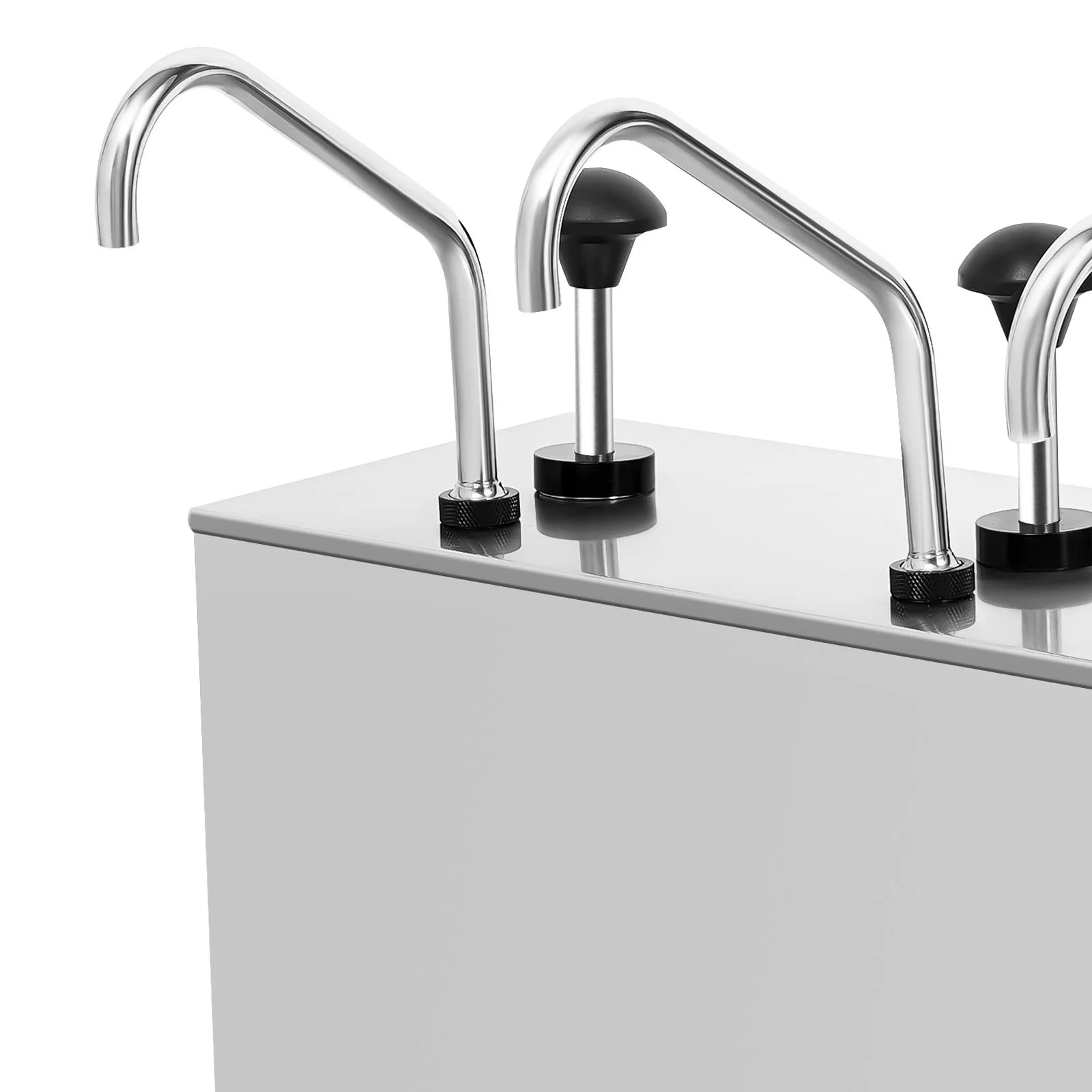 3 × 0,88 Gallonen Soßenspenderpumpe, Edelstahl-Saucenpumpe, 19,69 x 7,48 x 9,84 Zoll, Soßenspender, Häuser, Restaurants, Hotels, praktisch – Detail 13
