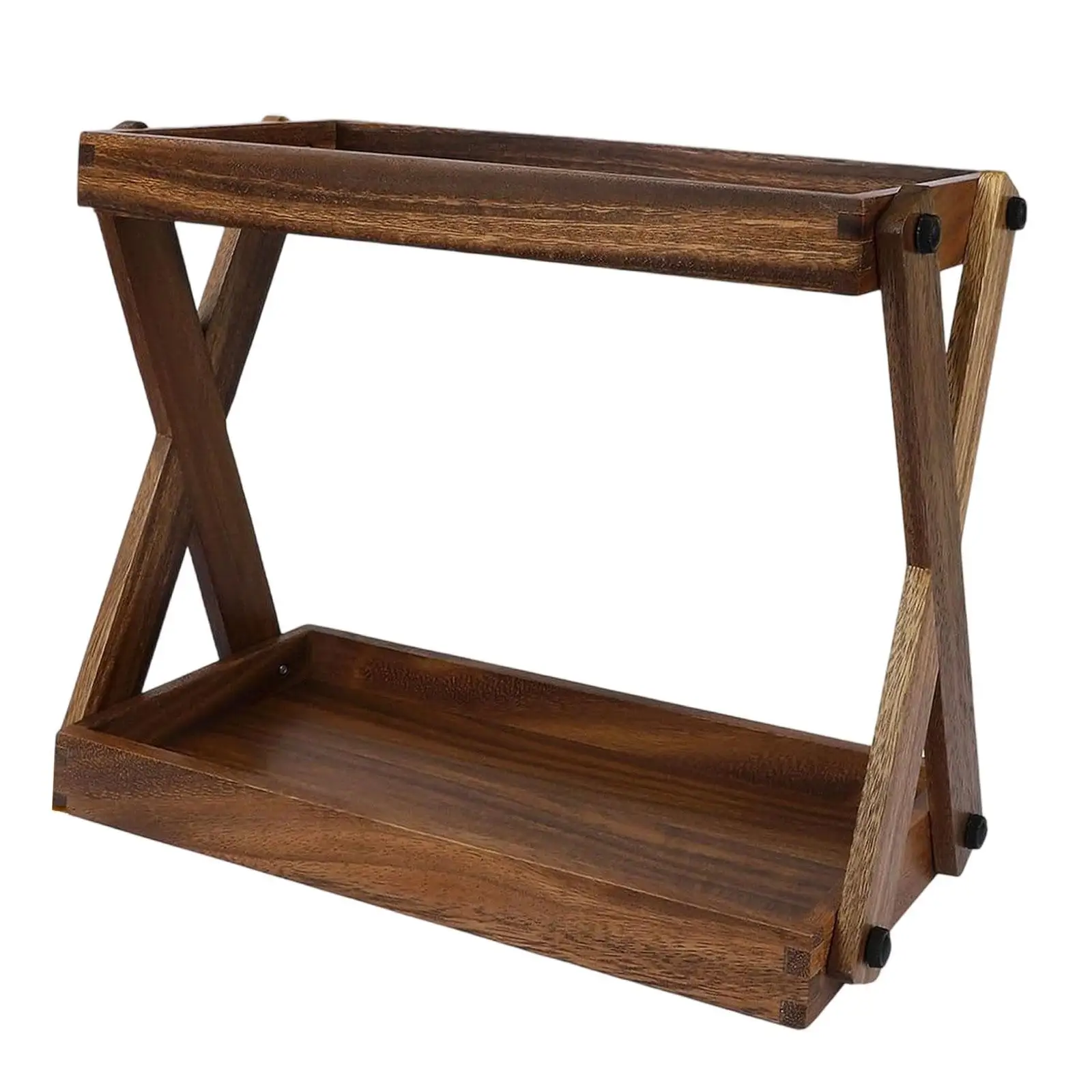 Wood Countertop Shelf Condiment Storage Organizer Kitchen Rack Wood Countertop Shelf Condiment Storage Organizer Kitchen Rack