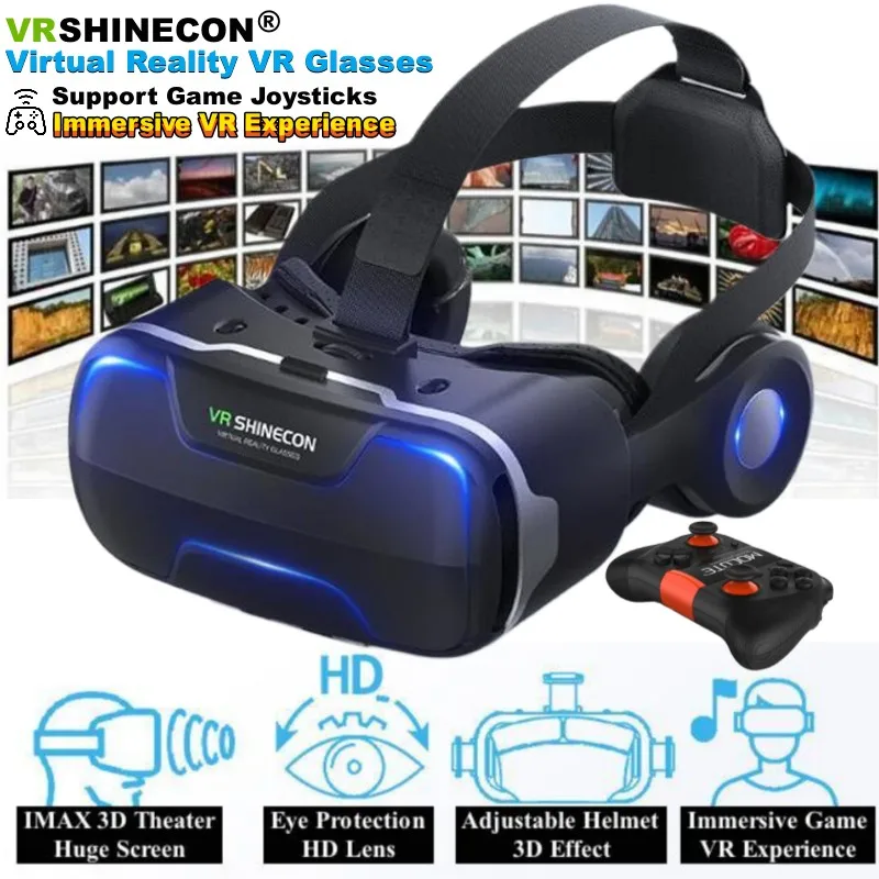 BluRay Virtual Reality Glasses with Gaming Joystick