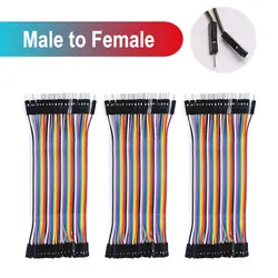 Versatile 40 - Pin Jumper Wire Kit - Multi - Length Connecting Cables - 30CM (Male to Female)