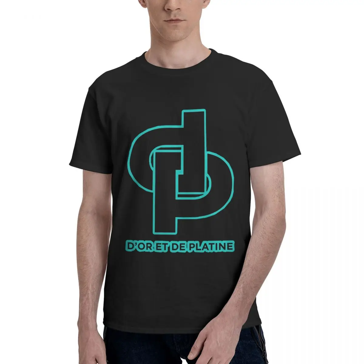 

Dp7 Men's T-shirt Summer Y2K Vintage Summer Funny Harajuku Fashion Short Sleeve Men Clothing