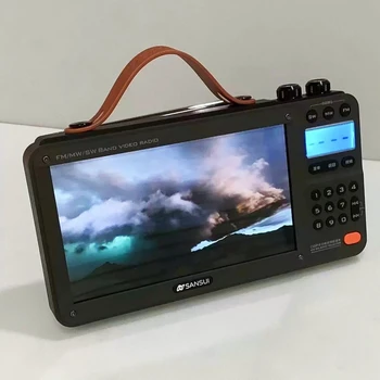 SANSUI F51/F50 Radio FM portatile Display video radio Altoparlanti Bluetooth wireless Doppio slot per schede TF Lettore musicale MP4 Video E-book 1