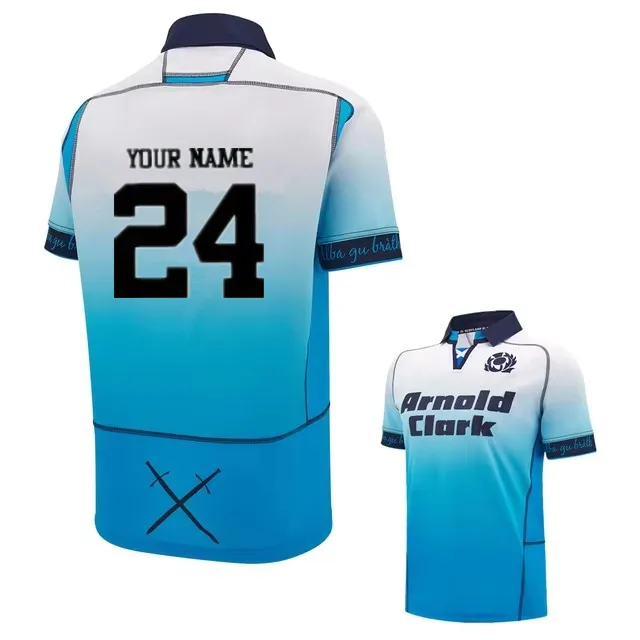 thumbnail image 1 of Camiseta de rugby de Escocia 2024 para el hogar, tallas S-5XL, 1 of 5