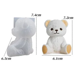 Charming Teddy Bear Silicone Mold for Crafts & Home Decor Gifts (83001840)