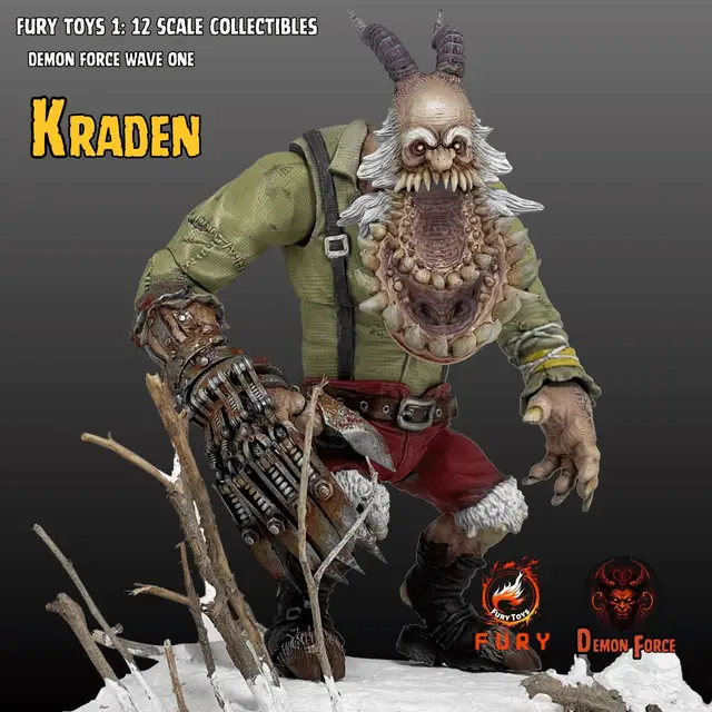 Fury Toys Devil Power KRYNN 1/12 アクションフィ Fury Toys 1/12 Demon Force Wave 1 Devil Santa Kraden & Frynn