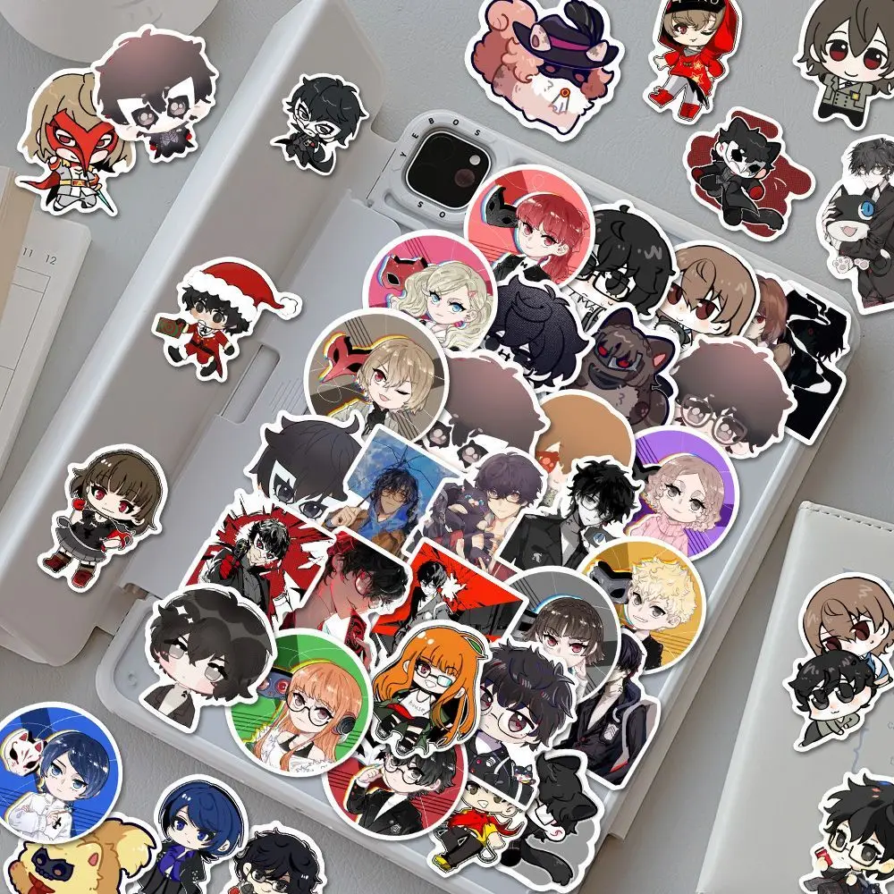 PERSONA5 애니메이션 스티커, 아마미야 렌, 사카모토 류지, 학용품, 학생 문구, 귀여운 노트북, 전화 케이스, DIY 장식