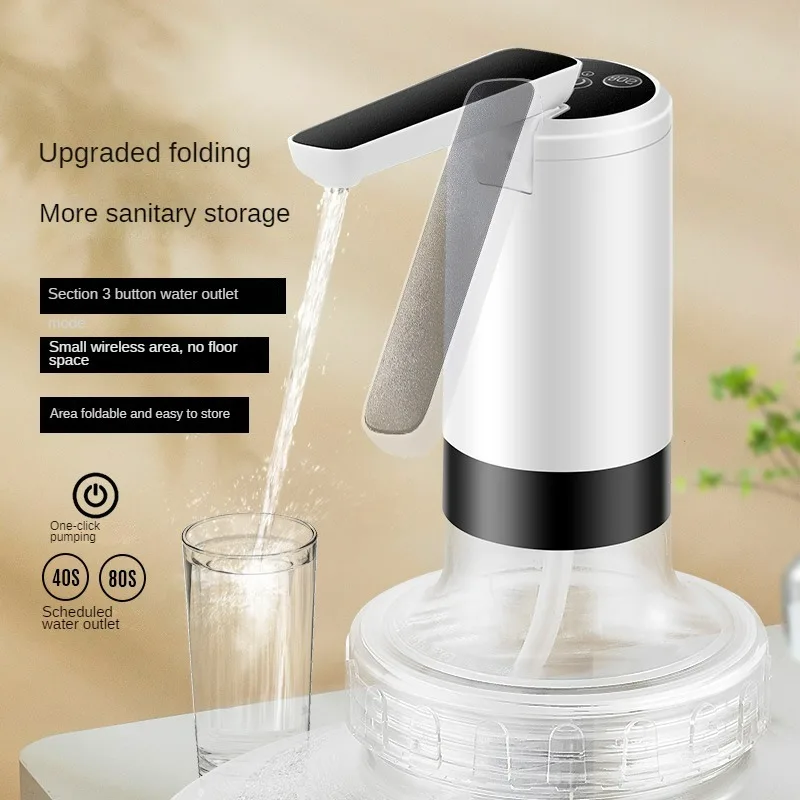 Distribuidor Dobrável da Bomba de Água Garrafon Camping Beber Mini Extrator Elétrico 5v 4519 Litros 20 l Galão