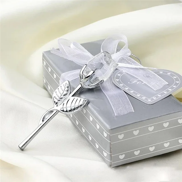 6 Colors
  Crystal Glass Rose Flower Figurines: Valentine's Day Souvenir - Image 5