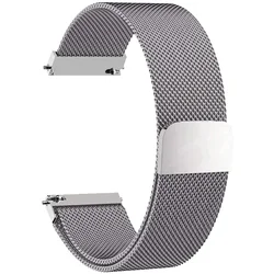 Stainless Steel Magnetic Loop Bracelet for 22mm other width (Silver)