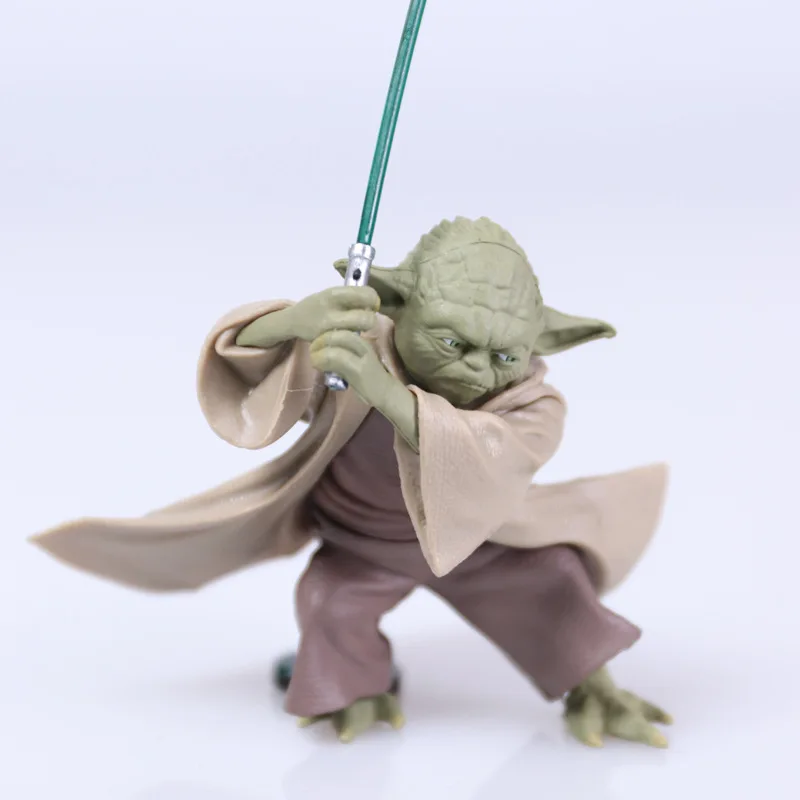 Disney Star Wars Master Yoda Car Anime Decoration Figures Doll Toys