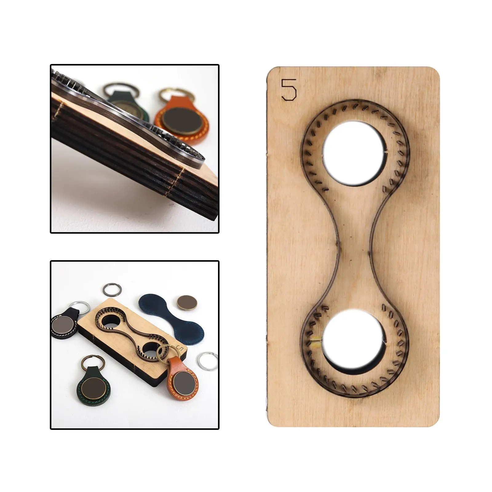 Metal Cutting Dies for Key Chain 1 Piece DIY Tool Set