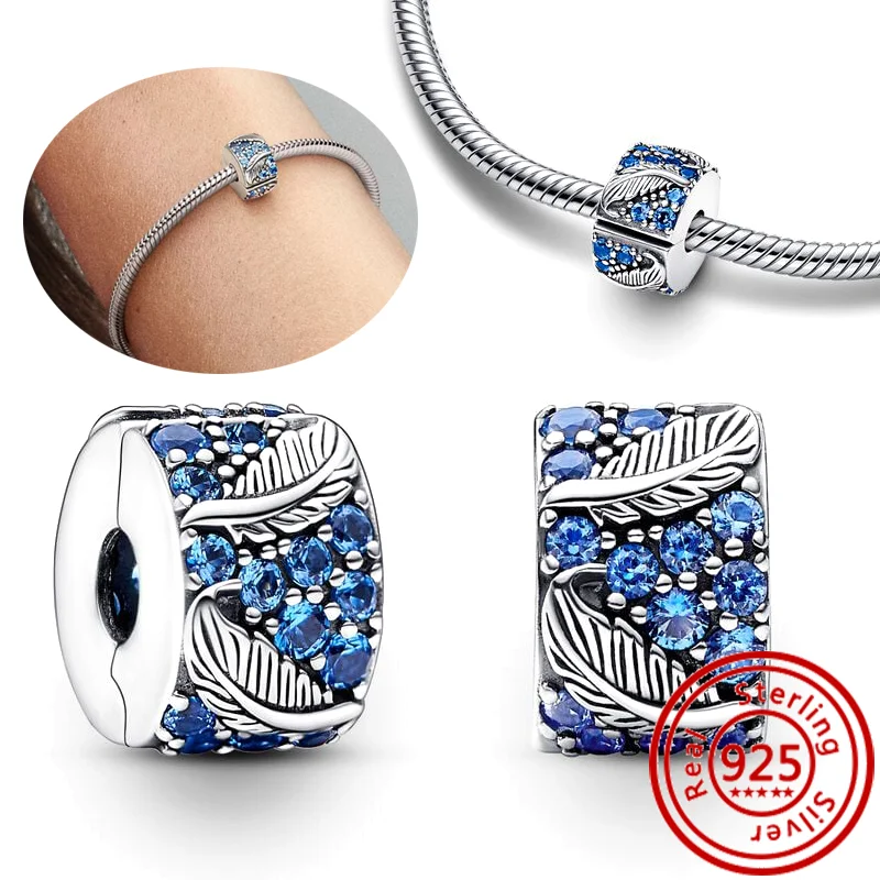 Charm jewelry Sterling silver jewelry Beads charms Sterling silver beads Silver charm bead Charm bead Beads jewelry Sterling silver beads charm Loose beads 925 Sterling Silver Colorful Clear Zircon Sparkling Love Charm Round Heart Beads Fit Original Pandora Bracelet Women DIY Jewelry