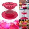 Paint Brush Cleaner Rinse Cup Fine Art Studio Classroom Brushes Holder & Silicone Cleaning Tool For Acrylic Watercolor 선반정리대 1