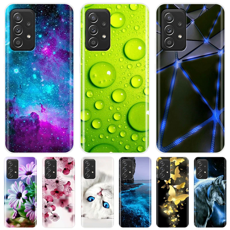 Silicone Soft TPU Case for Samsung Galaxy A52/A52s - Protective Cover Coque s