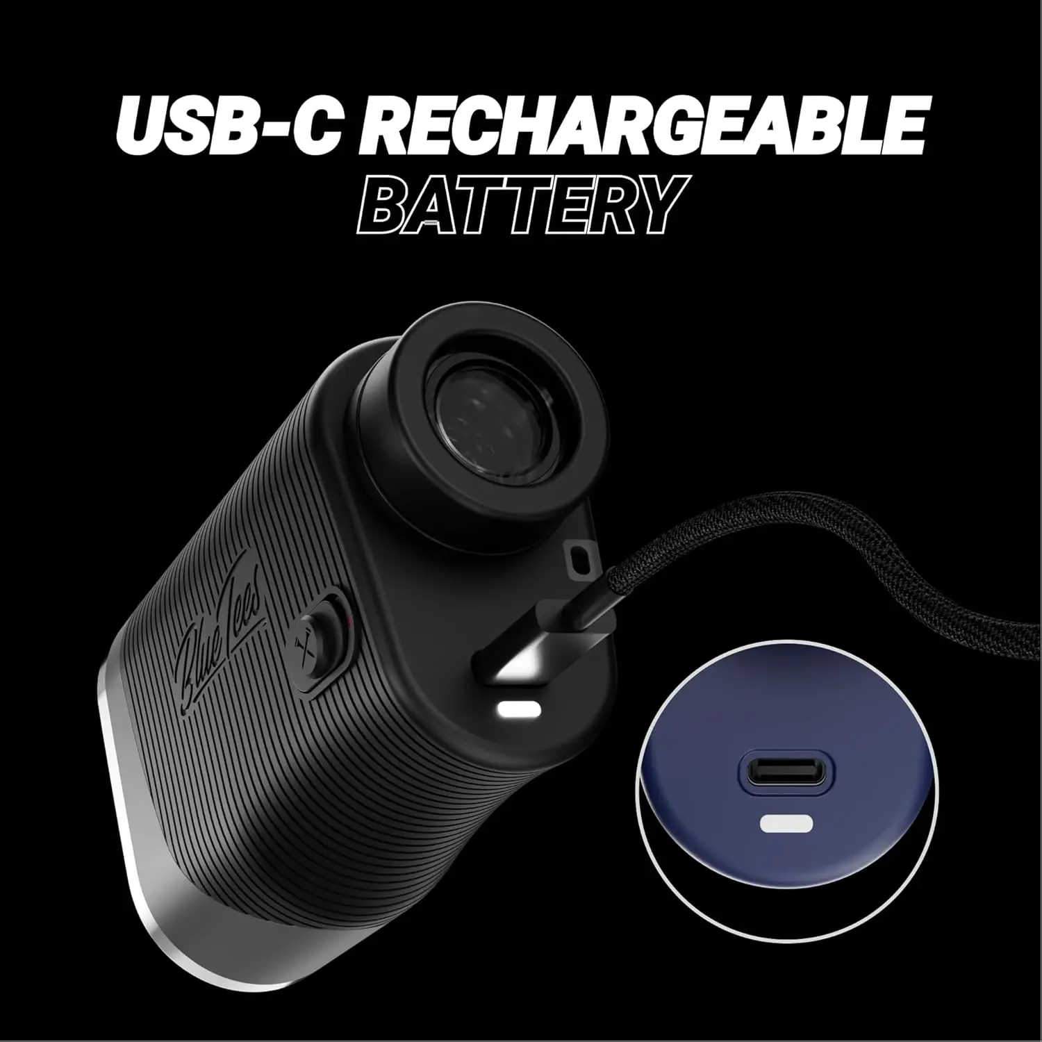 Golf Rangefinder with Slope Switch, 1000 Yards Range Finder, 6X Magnification Laser Rangefinder